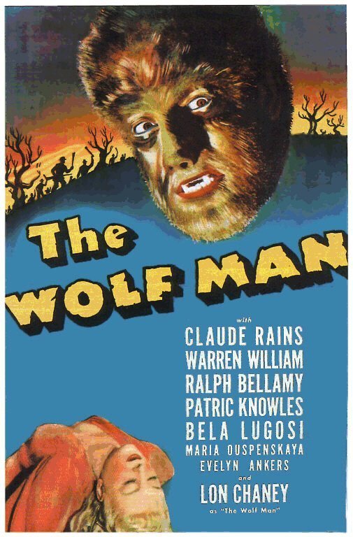 Image result for the wolf man 1941 poster
